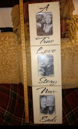 Triple photo frame large