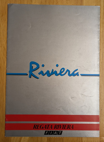 Fiat regata riviera - regata, 1987