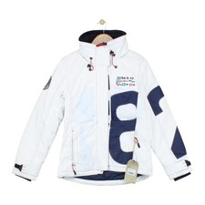 Quba Sails X-10 Jacket Womens Size XS White Nautical Winter Sailing Sport