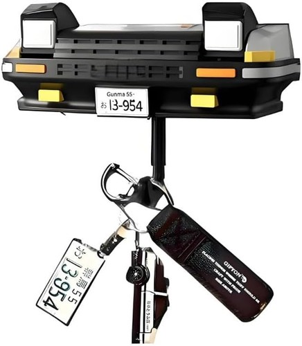 Retro car key - car, holder