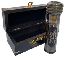 Brass Kaleidoscope Wood box