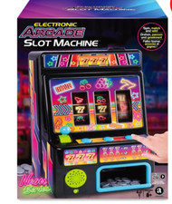Electronic Arcade Slot Machine Neon Series Table Top Toy Ambassador for kids
