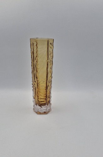 Vintage textured amber glass - vintage,