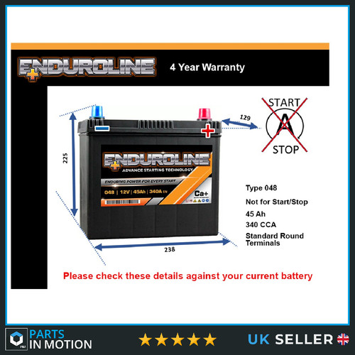 Battery fits mazda - fits, 1.6