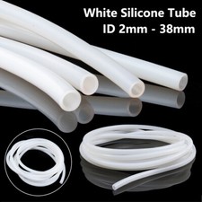 White Silicone Tube Hose Pipe High Temperature Resistance ID 2/3/4/5/6/8/10-32mm