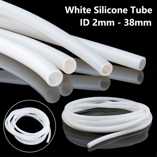 White silicone tube - white, hose