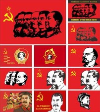 Communism Flag 3X5FT Marx Engels Lenin Stalin Mao CCCP USSR Soviet Communist