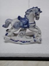 Blue & White Porcelain Rocking