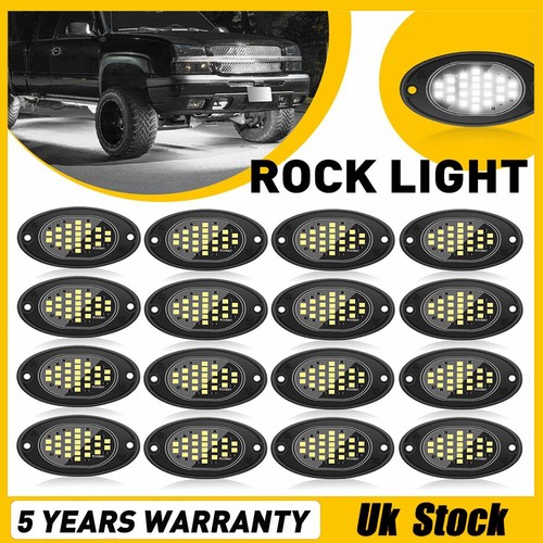 16pcs white led rock - 16pcs, light