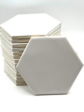 Marazzi Ceramic Wall Tile Octagon Lot of 15 Mexico Gloss White Dare To Be Bold