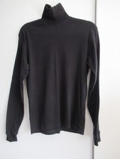 Quechua Black Cotton Roll Neck Ski Top, Size M