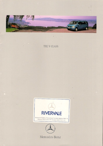 Mercedes benz class 1998 99 - mercedes-benz, v-class