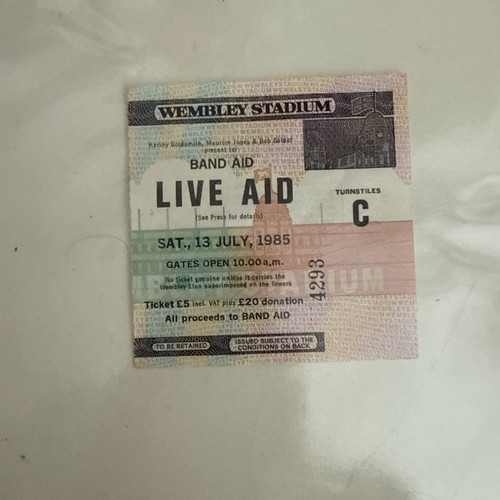 Rare vintage band - live, aid