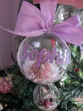 Personalised glitter tree - personalised,