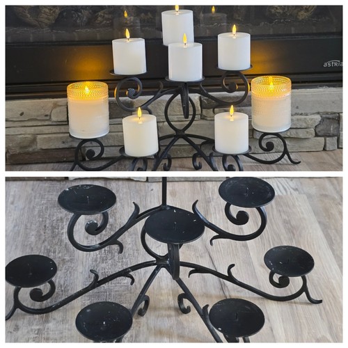 Wrought iron candelabra - wrought, 8