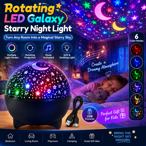 Usb galaxy star - lamp, led