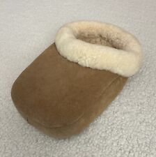 Sheepskin Footwarmer Footmuff Brown Leather