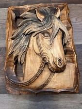 Horse, Wooden And Carving, Portrait