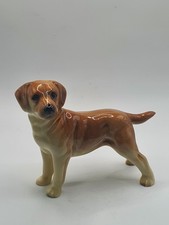 Vintage Coopercraft Porcelain Golden Labrador Dog Figure
