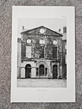 House at Truro, Cornwall - Antique Print - 1919