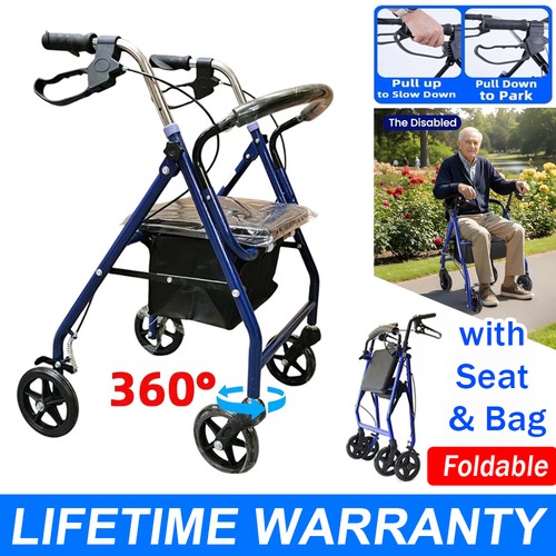 Foldable lightweight rollator - foldable,