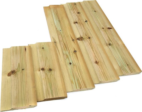 Treated timber cladding - treated,