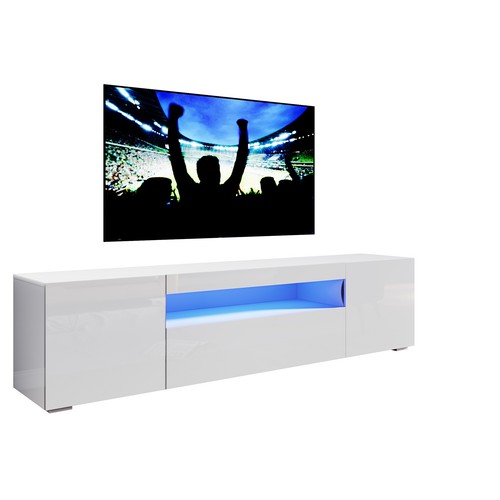 High gloss white stand - white,