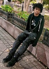 Nike Vintage Rare Windrunner Nylon Soccer Pants Trackies Glanz Black Scally