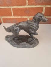 Stunning Heredities Bronzed Setter Dog 