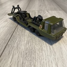 Matchbox Super Kings K-13-2/K-114 Transporter Green Military Diecast 1975 Lesney