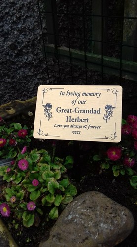 Custom memorial stake - custom,