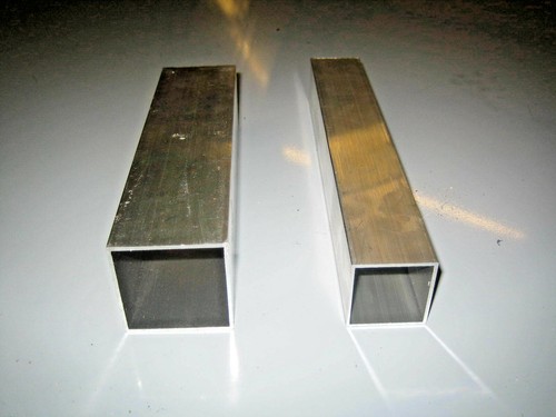 Aluminium square box tube 12mm - aluminium,