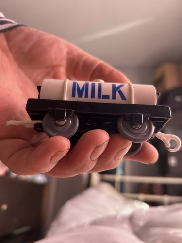Toy milk tanker train truck - toy,