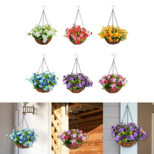 Artificial hanging flowers - artificial, in
