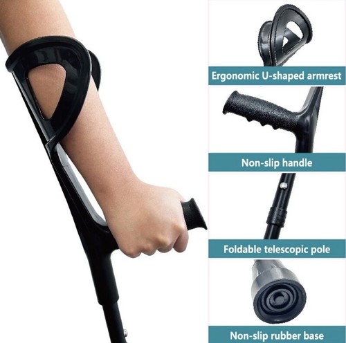 Set folding crutches - set,