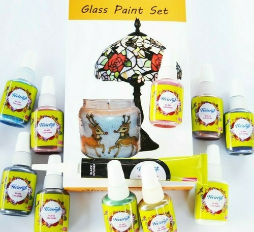 Glass paints transparent - glass,