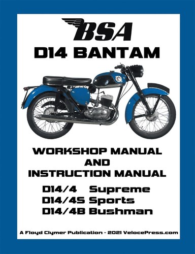 Floyd clymer bsa d14 bantam - clymer-bsa,