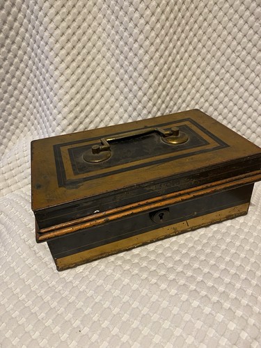 Vintage metal cash - vintage, box