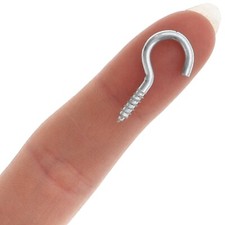 Small Zinc Plated SCREW HOOK