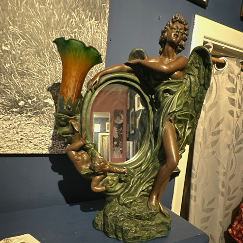 Art nouveau oval - art,