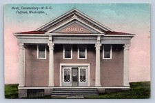 K2/ Pullman Washington Postcard c1910 Music Conservatory State College 78