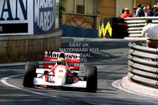 AYRTON SENNA QUALITY PHOTO PRINT FORMULA ONE 1 1993 MONACO GRAND PRIX WINNER