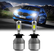 2x H7 LED Headlight Bulbs Kit FIT For BMW E90 E91 E81 E87 Xenon White 6000K 55W