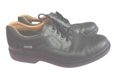 CLARKS Men's Gore-Tex Shoes Black Leather Active Air Lace Up ROCKIE  UK 12 / 47