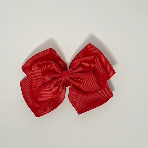 Grosgrain ribbon bow double - bow,