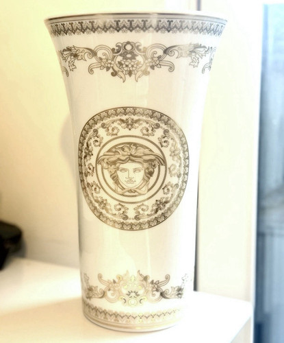 Versace medusa gala vase - versace,