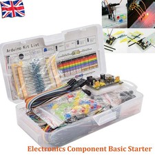 Electronic Component Starter Wire Breadboard LED Buzzer Resistor Transistor Set