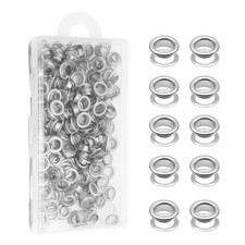 Biaungdo 1/4" Eyelets, Silver