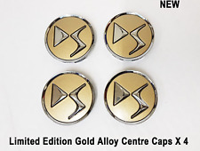 Genuine Citroen DS4 DS3 DS5 Set Of 4 gold Alloy Wheel Centre Cap