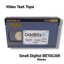OddBits Video Test Tape - Small Digital BETACAM Stereo Sound